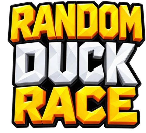 Random Duck Race stacked logo (PNG, 494 × 452)